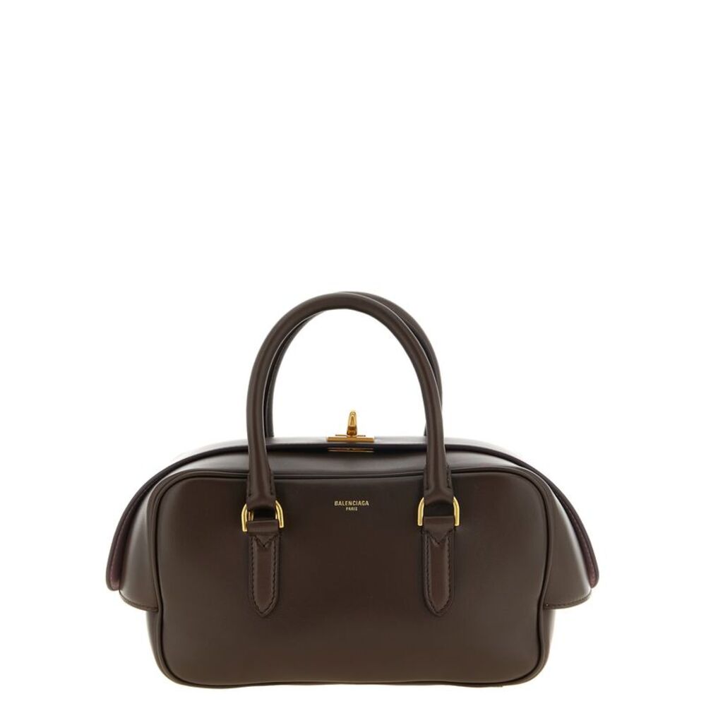 Balenciaga Brown Lamb Leather Women's Handbag